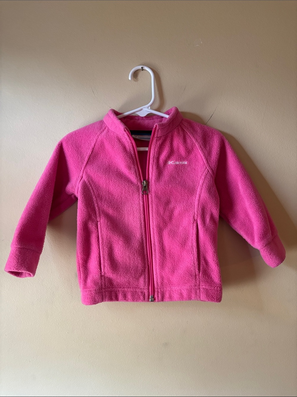 Columbia Hot Pink Full-Zip Fleece Jacket